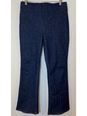 Spanx Shape Everywhere Zero Waistband Micro Flare Jeans Stretch Large L